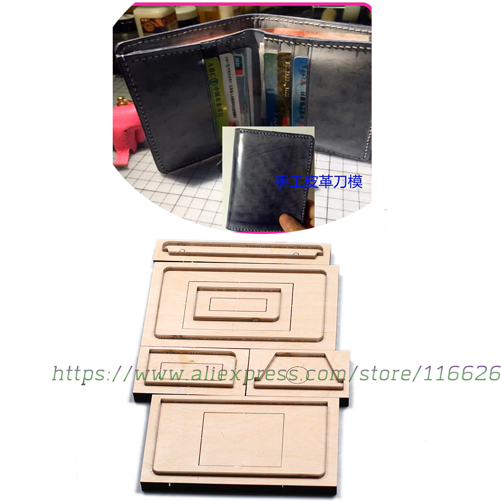 Craft Knife Set - DIY Leather Craft Card Holder Folded