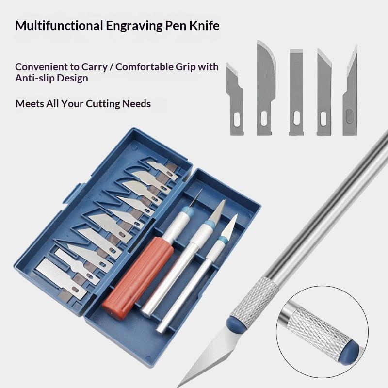 Hot 13-Piece Multi-Function Cu - Craft Knife Set ulasan dan harga