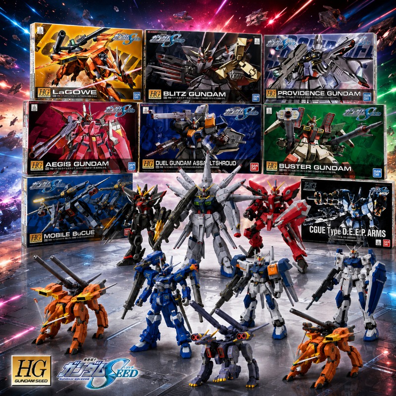 Bandai HG SEED 1/144 Blitz Aeg - Bandai Gundam Rg ulasan dan harga